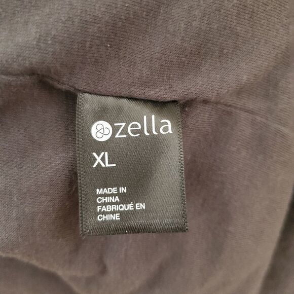 Zella Faux Shearling Pullover sz XL in Grey Forged - Picture 12 of 13